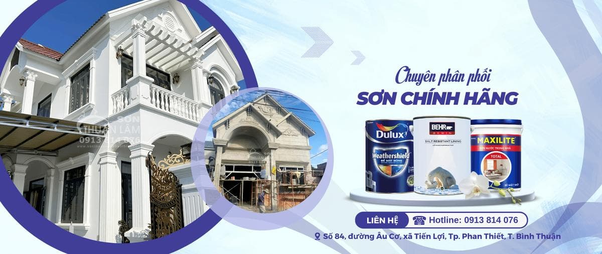 Cửa hàng sơn dulux , maxilite, Behr , Jotun Thuận Lâm facility 2