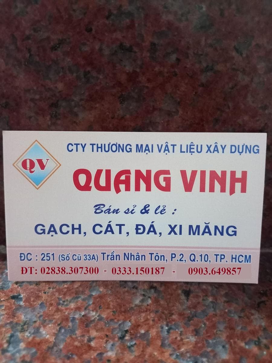 Vật Liệu Xây Dựng QUANG VINH facility 1